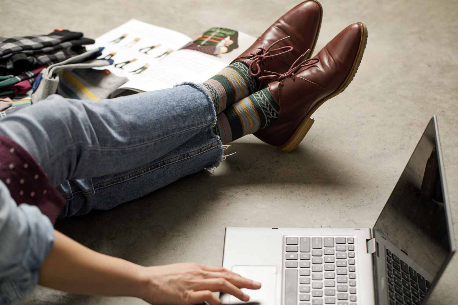 compression socks while at work