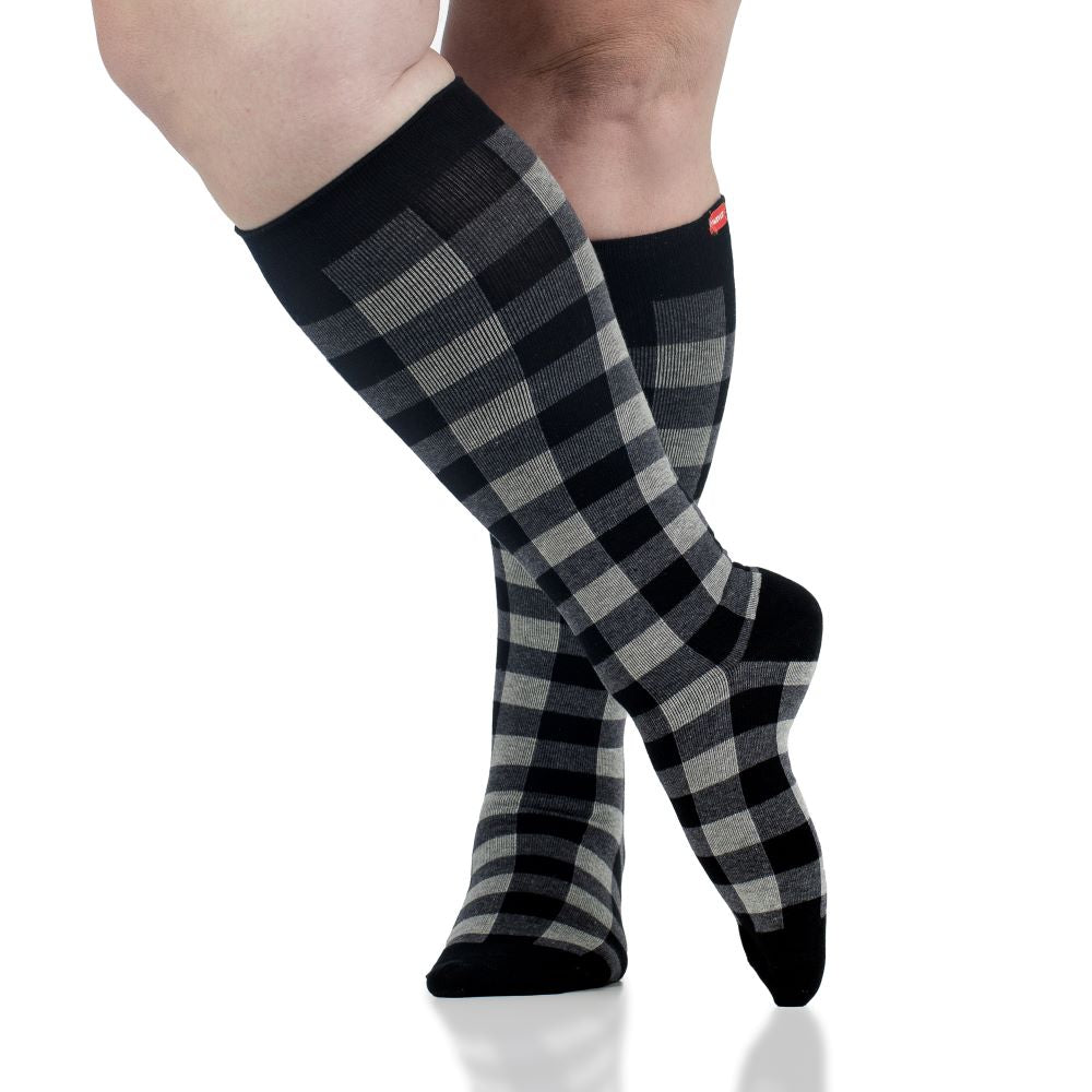 Montana Plaid (Cotton Compression Socks)