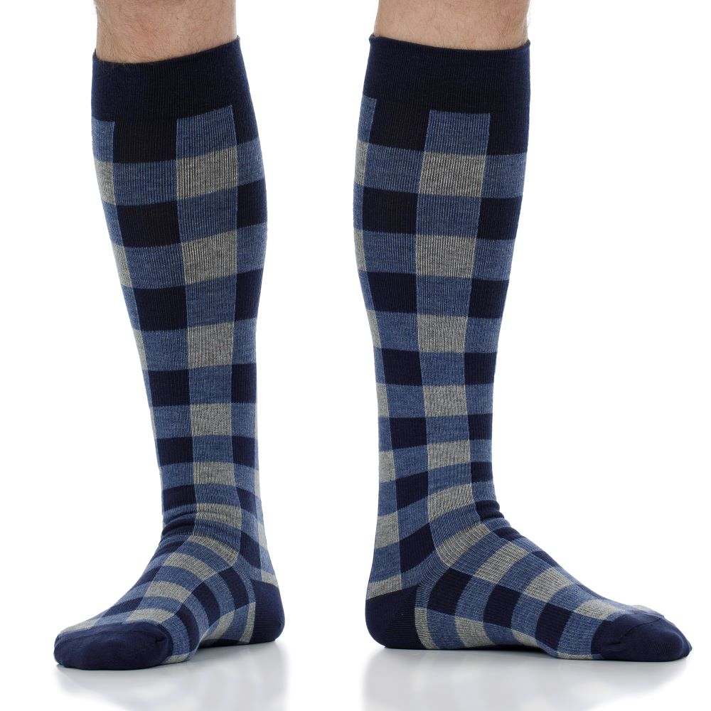 Montana Plaid (Cotton Compression Socks)