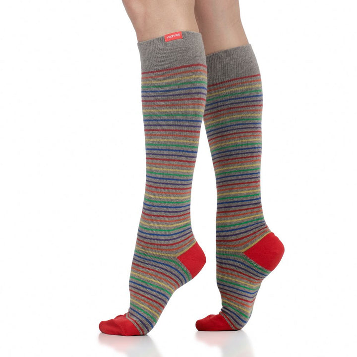 Pinstripe (Cotton Compression Socks)