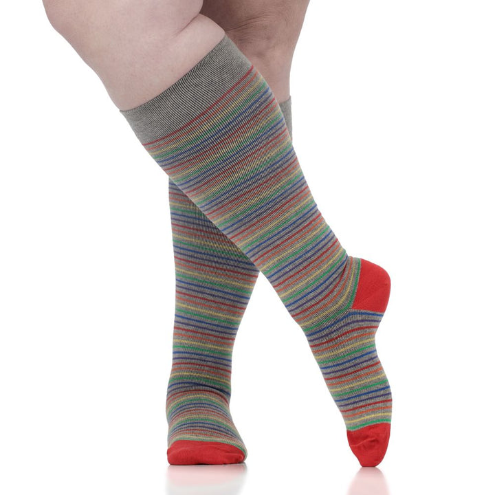 Pinstripe (Cotton Compression Socks)