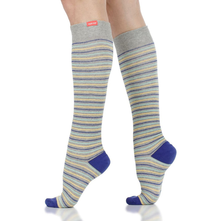 Pinstripe (Cotton Compression Socks)