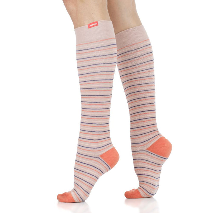 Pinstripe (Cotton Compression Socks)