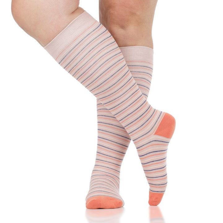 Pinstripe (Cotton Compression Socks)