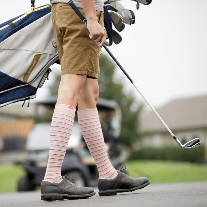 Pinstripe (Cotton Compression Socks)