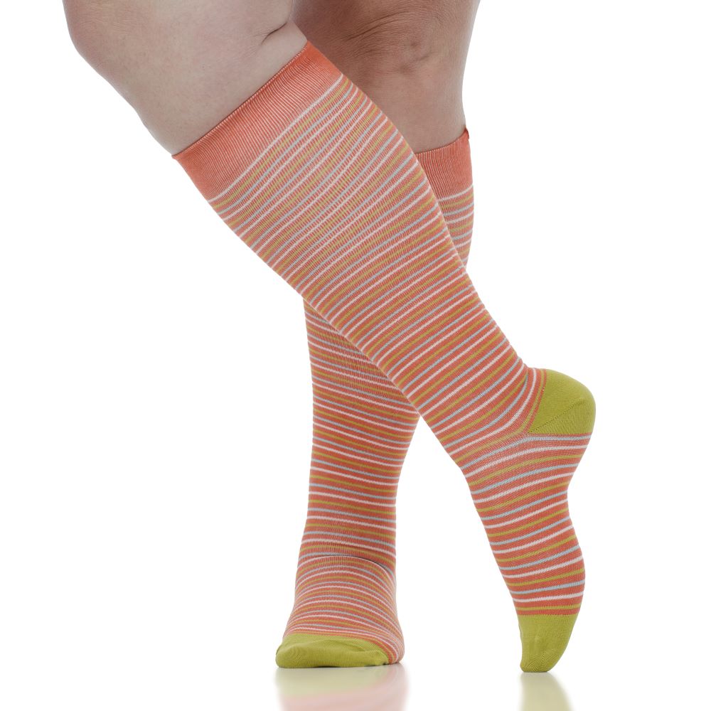 Pinstripe (Cotton Compression Socks)