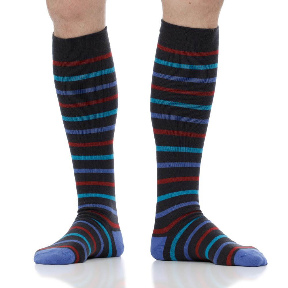 Simple Stripe (Merino Wool Compression Socks)