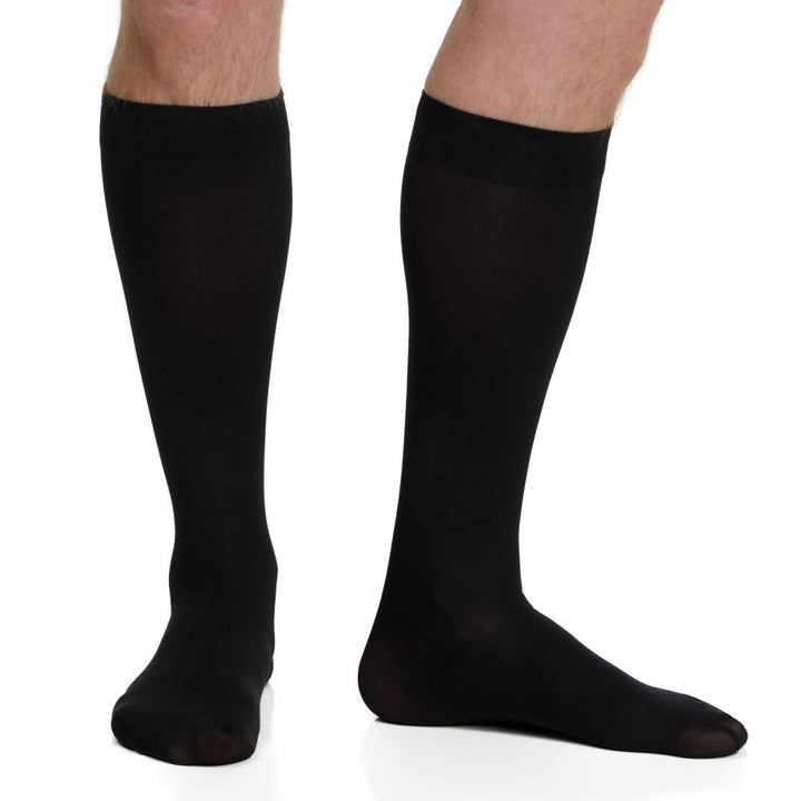Solid Black (Cotton Compression Socks)