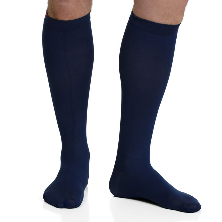 Solid (Moisture-Wick Nylon Compression Socks)