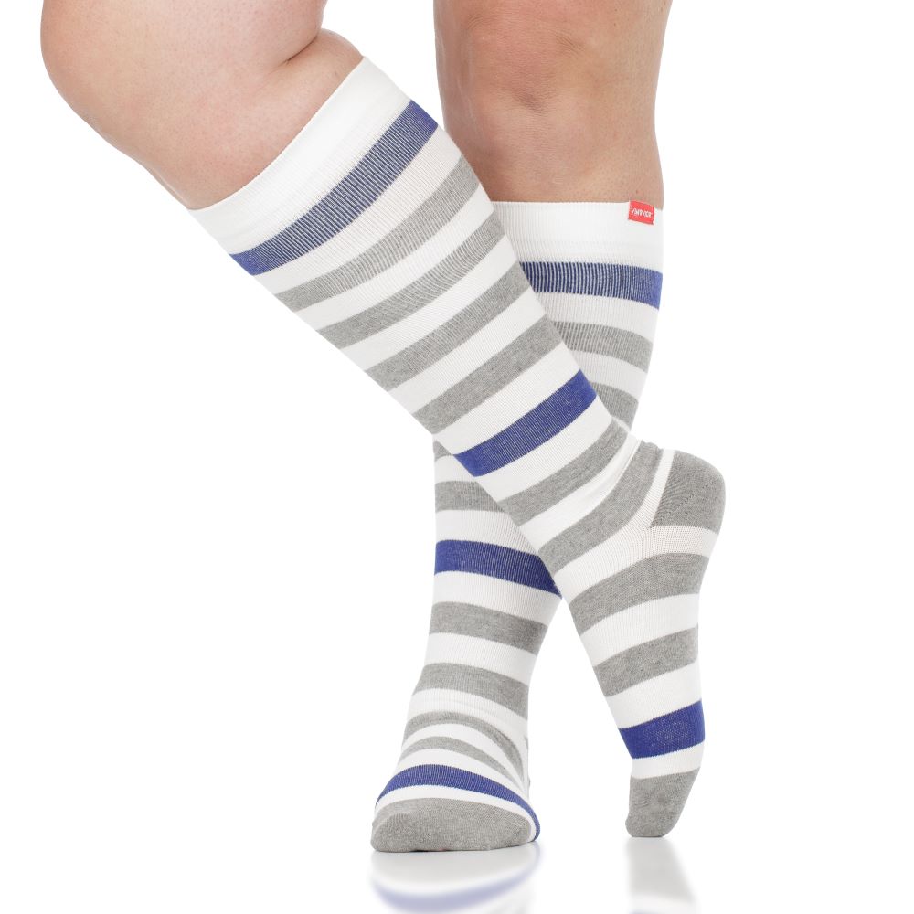 Thick Stripe (Cotton Compression Socks)