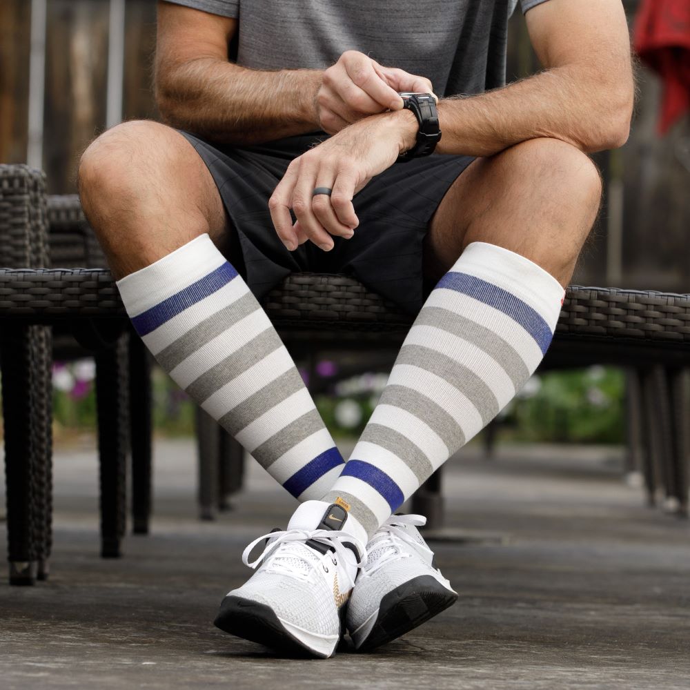 Thick Stripe (Cotton Compression Socks)