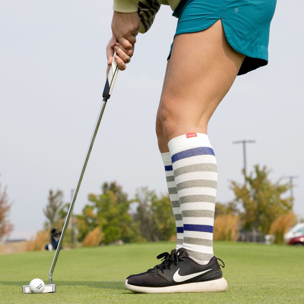 Thick Stripe (Cotton Compression Socks)