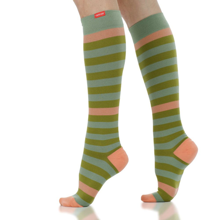 Thick Stripe (Nylon Compression Socks)
