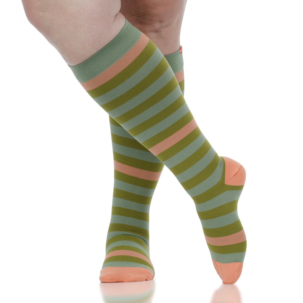 Thick Stripe (Nylon Compression Socks)