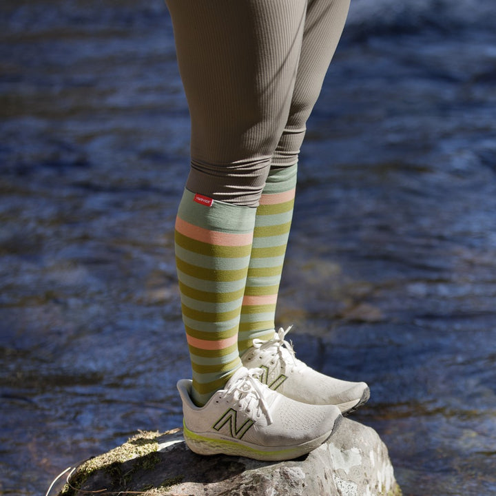 Thick Stripe (Nylon Compression Socks)