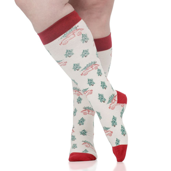 Tree Hunt (Cotton Compression Socks)