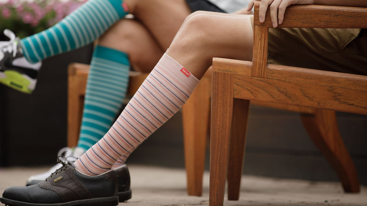 nylon and cotton compression socks