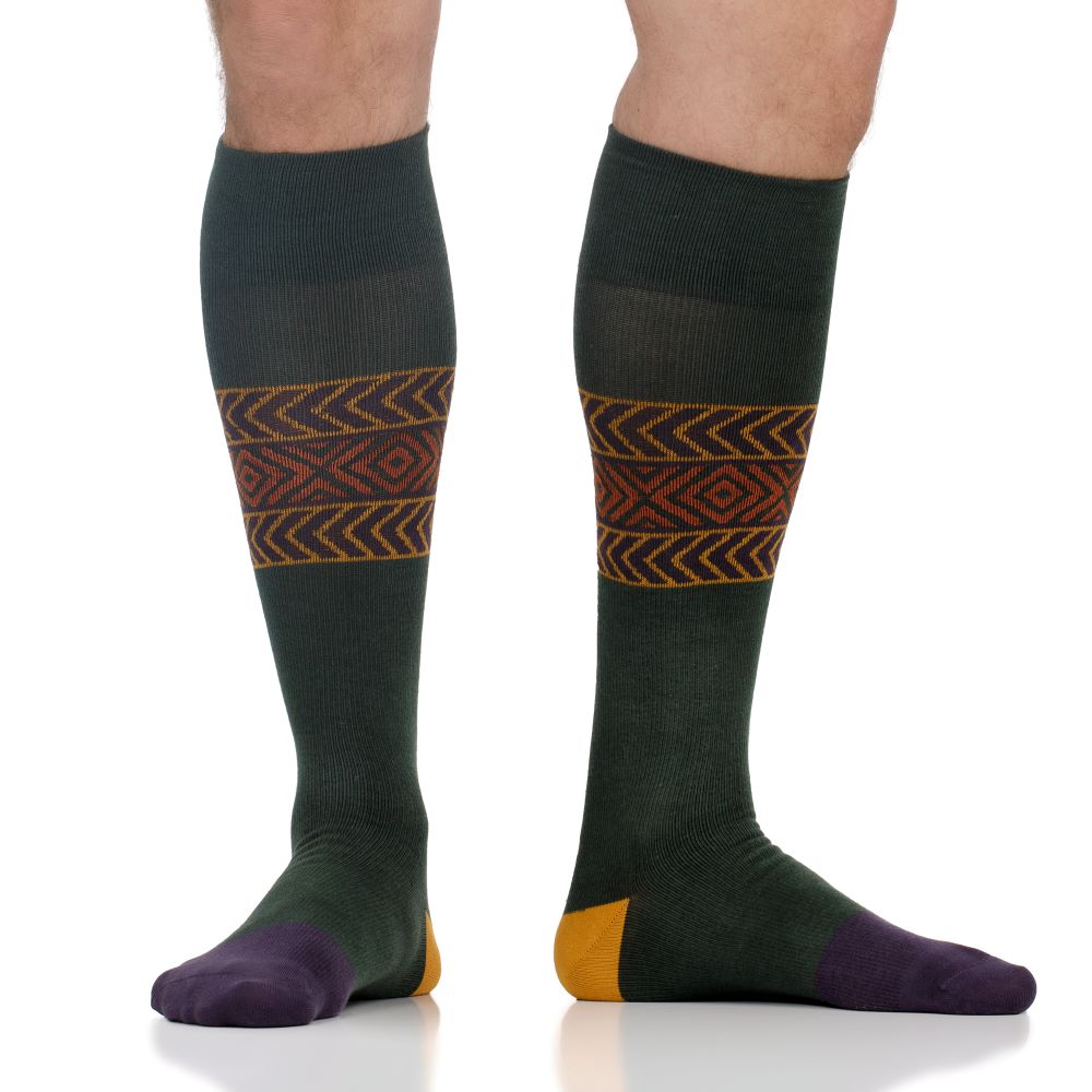 20-30 mmHg: Carlton Stripe (Merino Wool)
