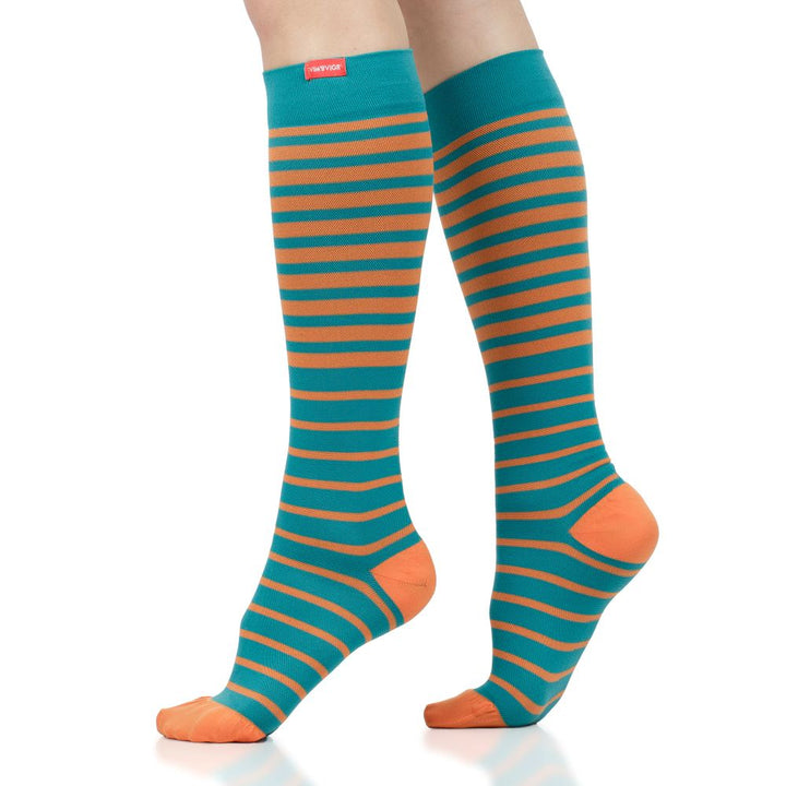 Falling Stripe (Nylon Compression Socks)