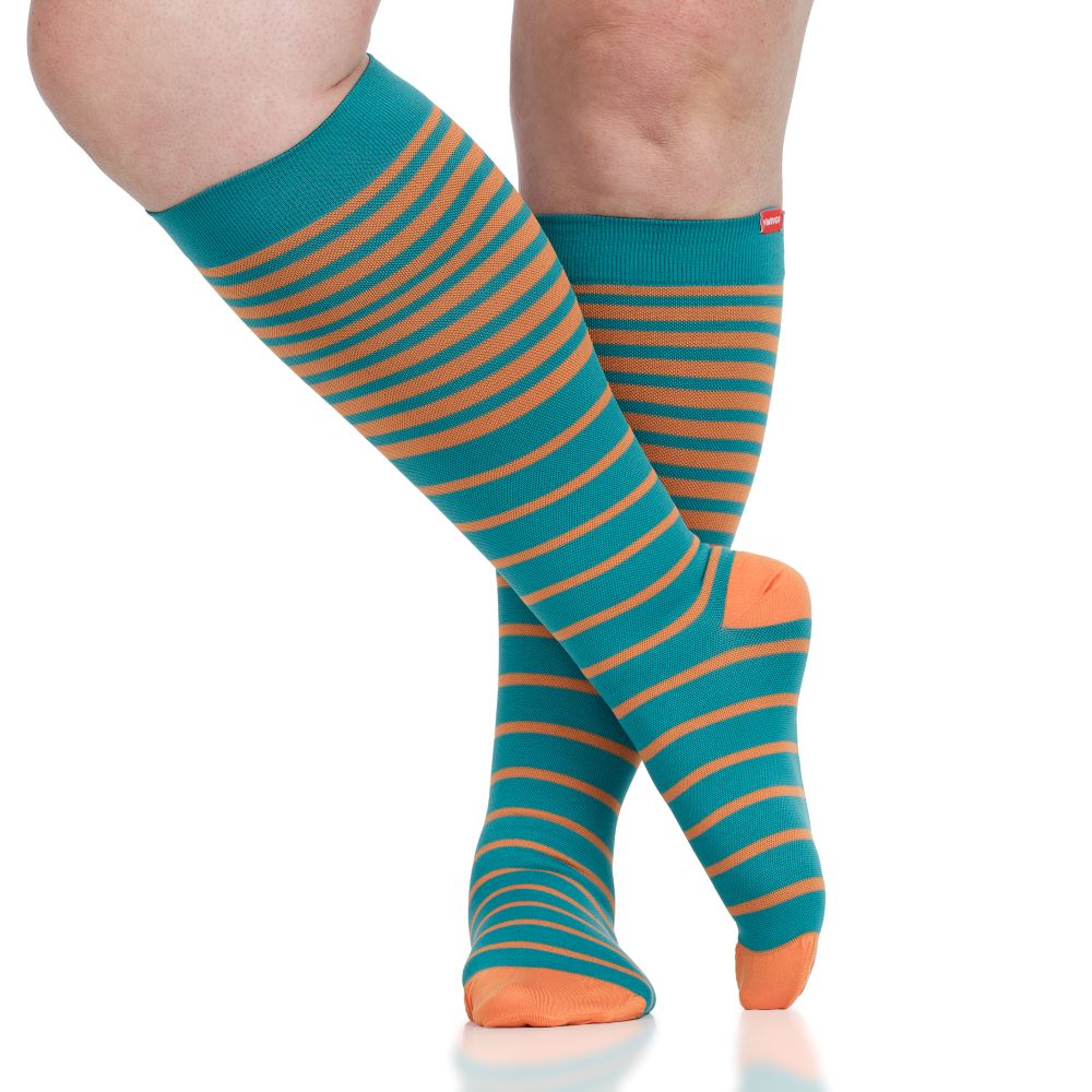 Falling Stripe (Nylon Compression Socks)