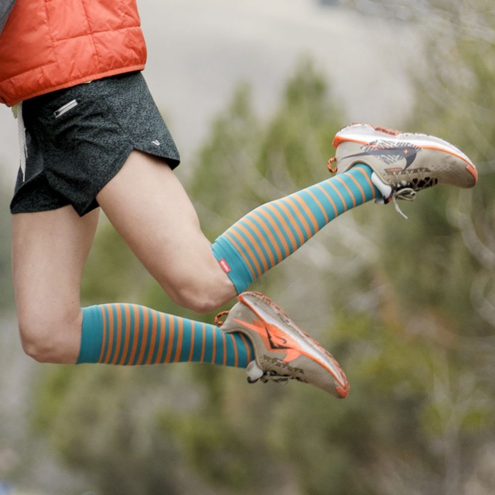 Falling Stripe (Nylon Compression Socks)
