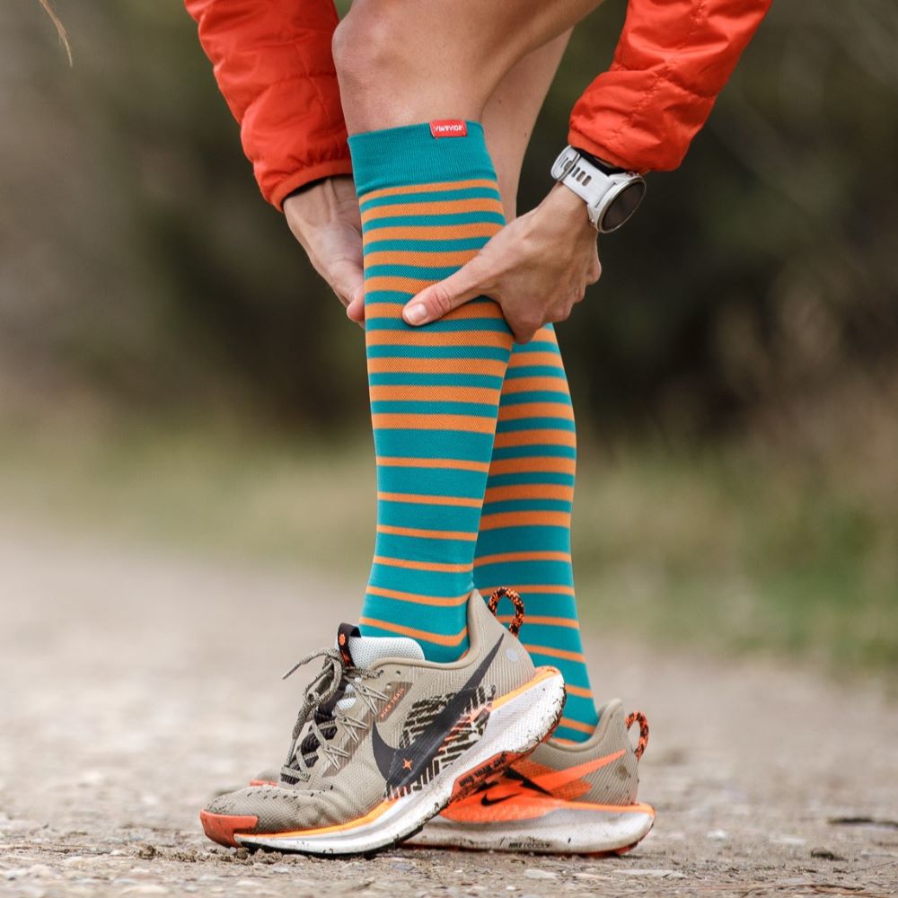 Falling Stripe (Nylon Compression Socks)
