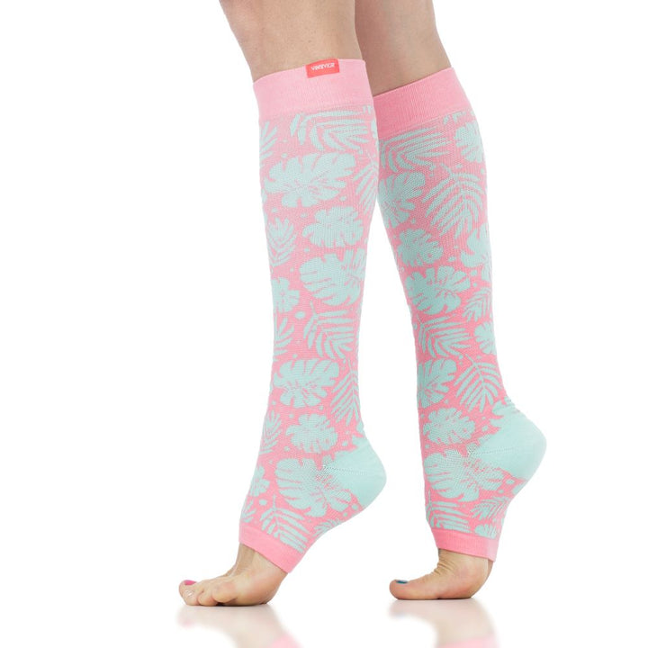 20-30 mmHg: Miami Vice (Open Toe Sock - Cotton)