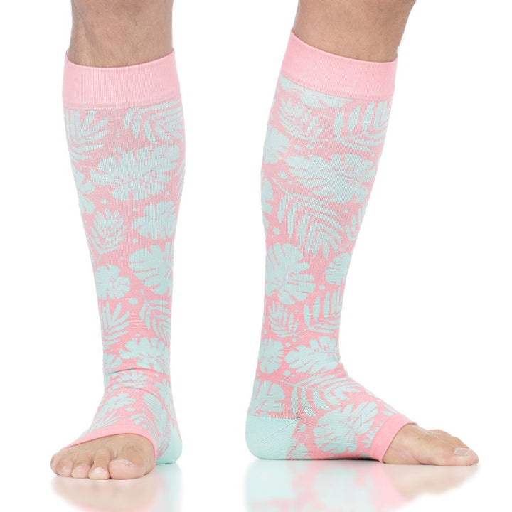 20-30 mmHg: Miami Vice (Open Toe Sock - Cotton)