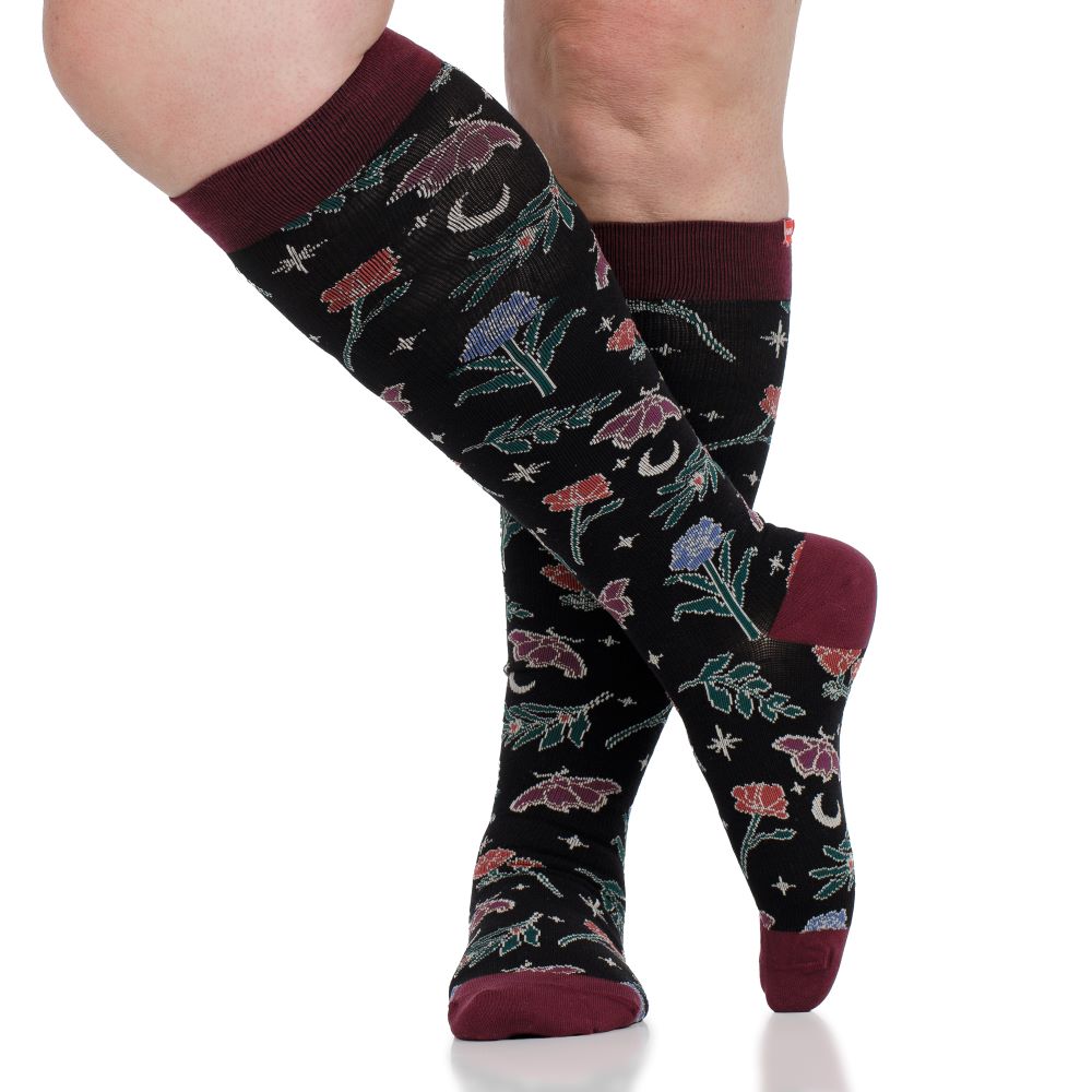 Midnight Magic (Cotton Compression Socks)