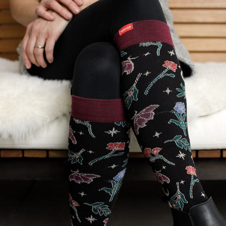 Midnight Magic (Cotton Compression Socks)