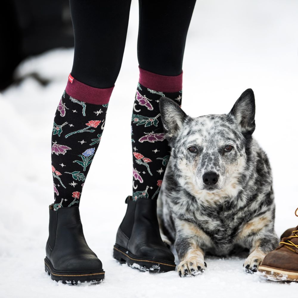 Midnight Magic (Cotton Compression Socks)