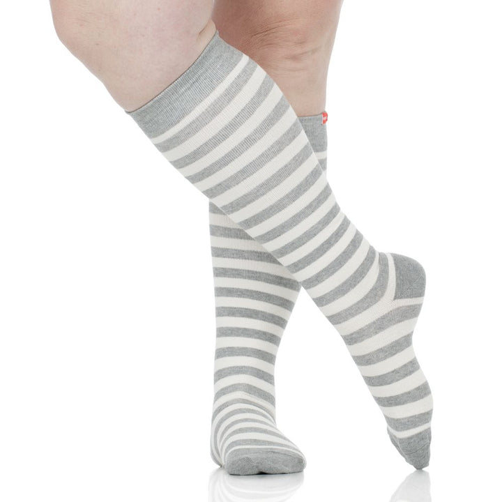 Parisian Stripe (Merino Wool Compression Socks)