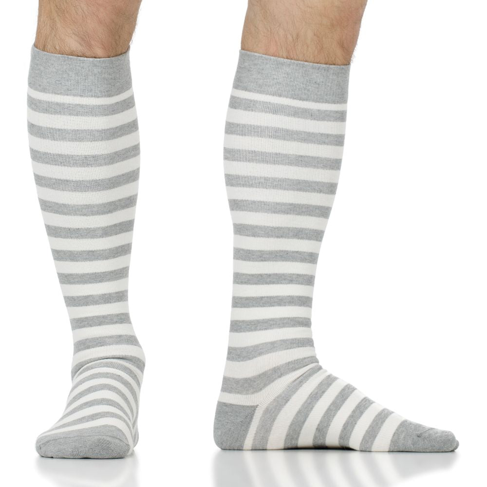 Parisian Stripe (Merino Wool Compression Socks)