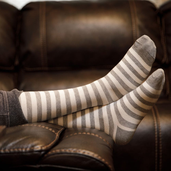 Parisian Stripe (Merino Wool Compression Socks)