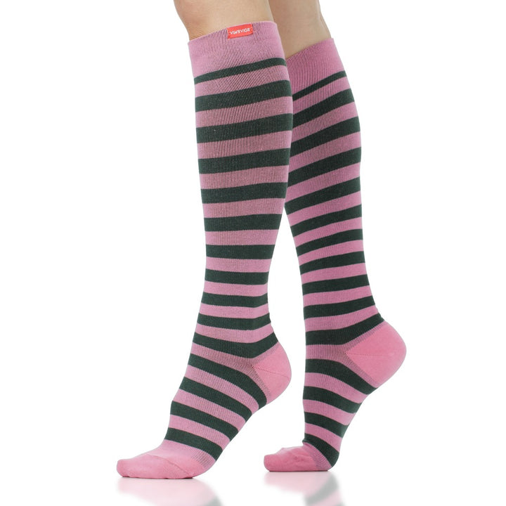 Parisian Stripe (Merino Wool Compression Socks)