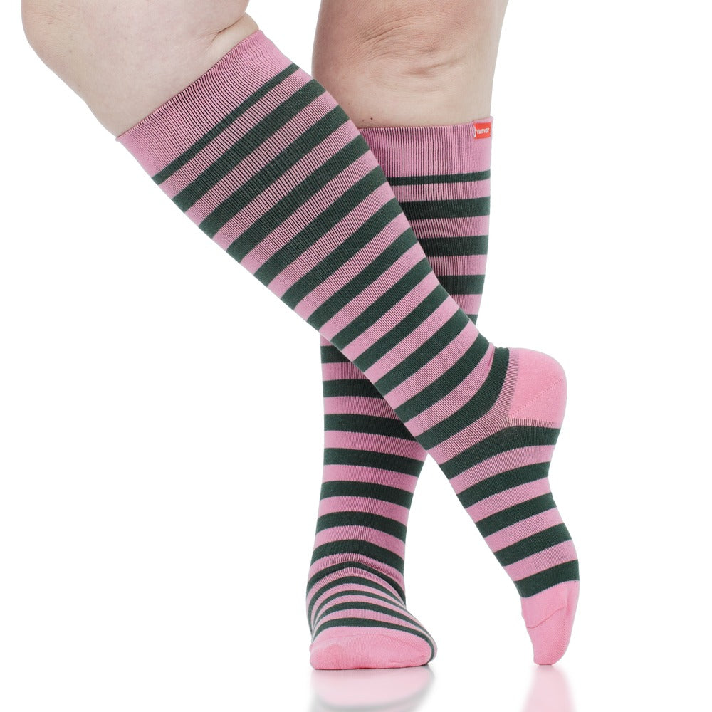 Parisian Stripe (Merino Wool Compression Socks)