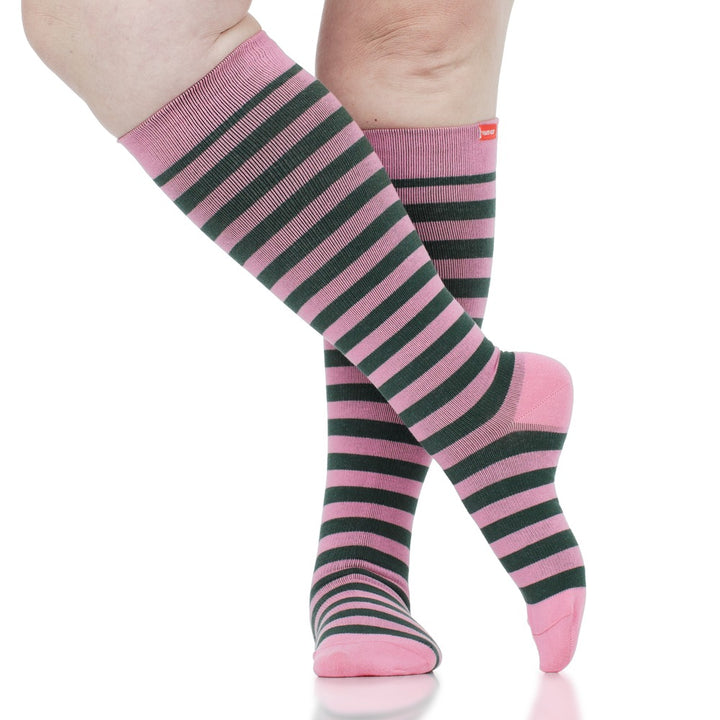 Parisian Stripe (Merino Wool Compression Socks)
