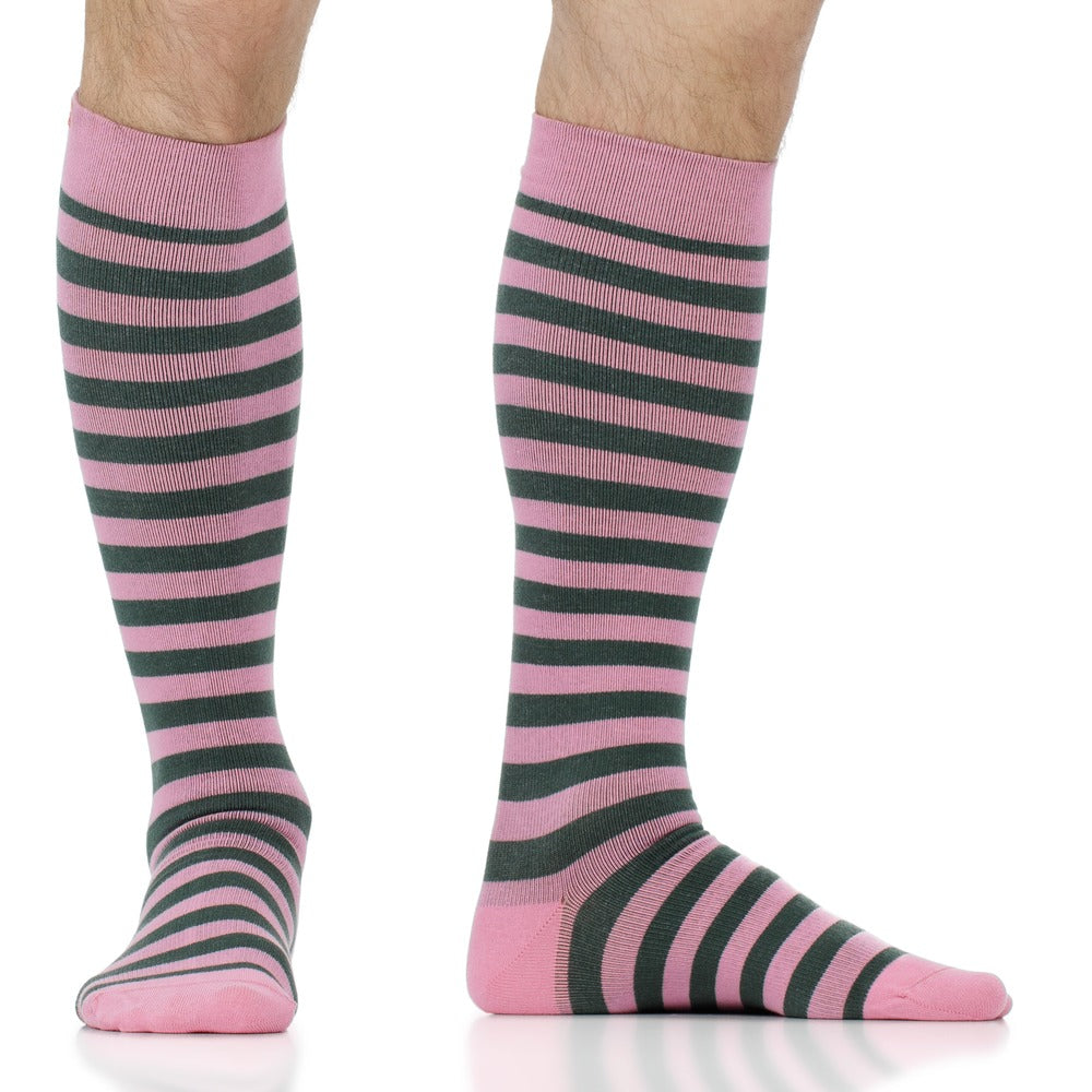 Parisian Stripe (Merino Wool Compression Socks)