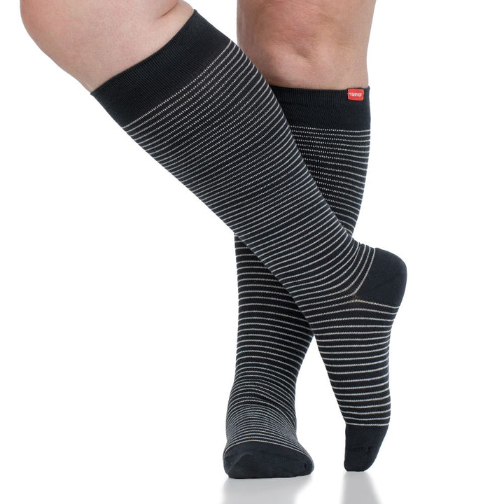 Pinstripe (Cotton Compression Socks)