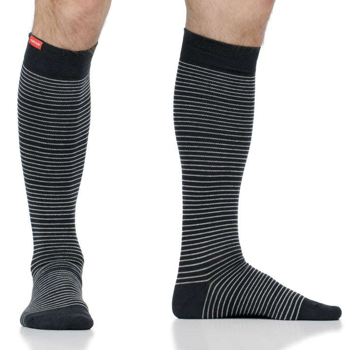 Pinstripe (Cotton Compression Socks)