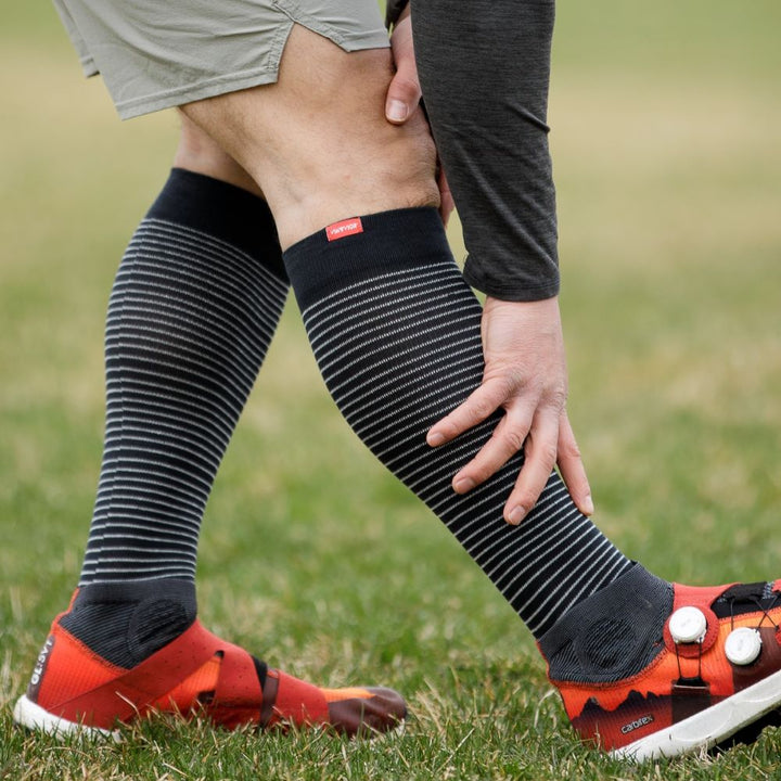 Pinstripe (Cotton Compression Socks)