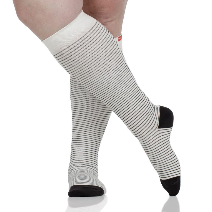 Pinstripe (Cotton Compression Socks)