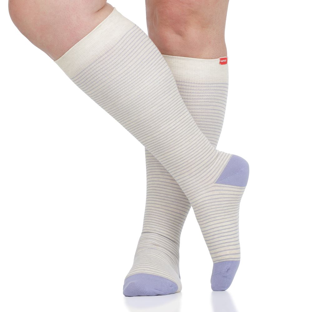 Pinstripe (Cotton Compression Socks)
