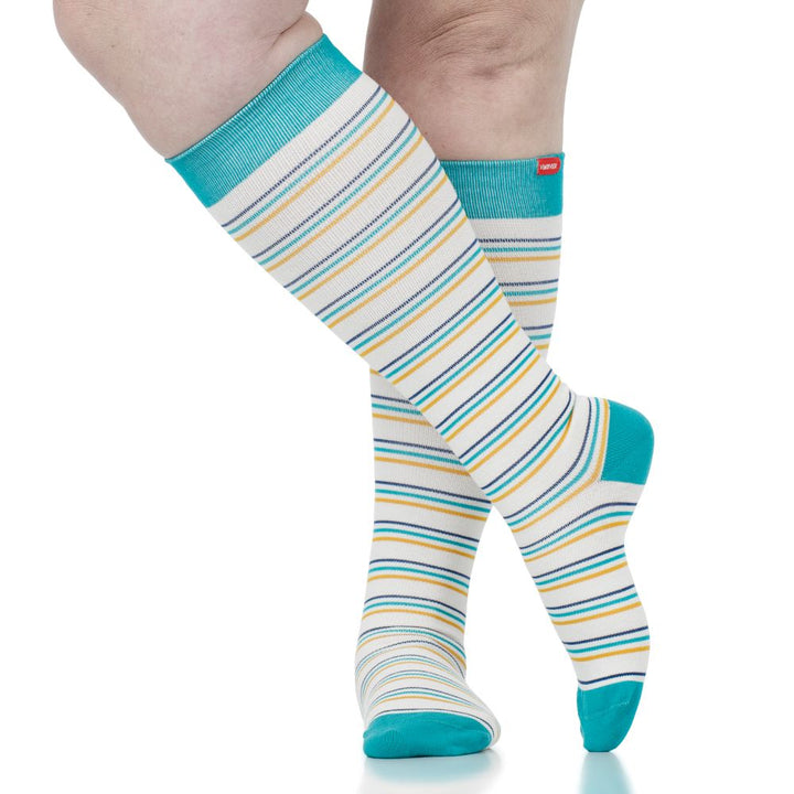 Reed Stripe (Cotton Compression Socks)