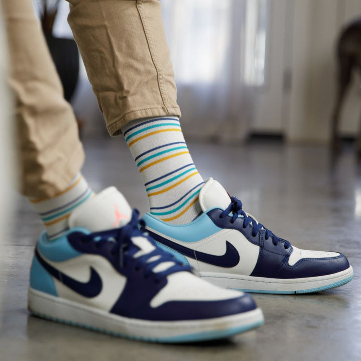 Reed Stripe (Cotton Compression Socks)