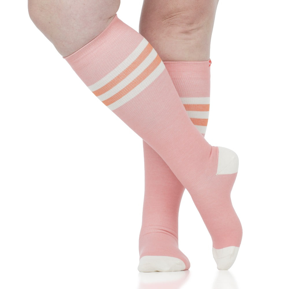 Rugby Stripe (Cotton Compression Socks)