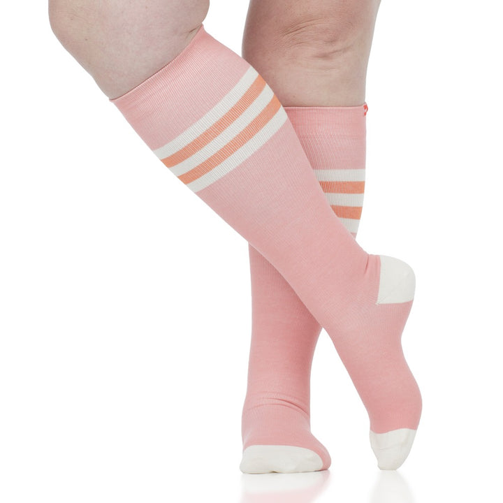 Rugby Stripe (Cotton Compression Socks)
