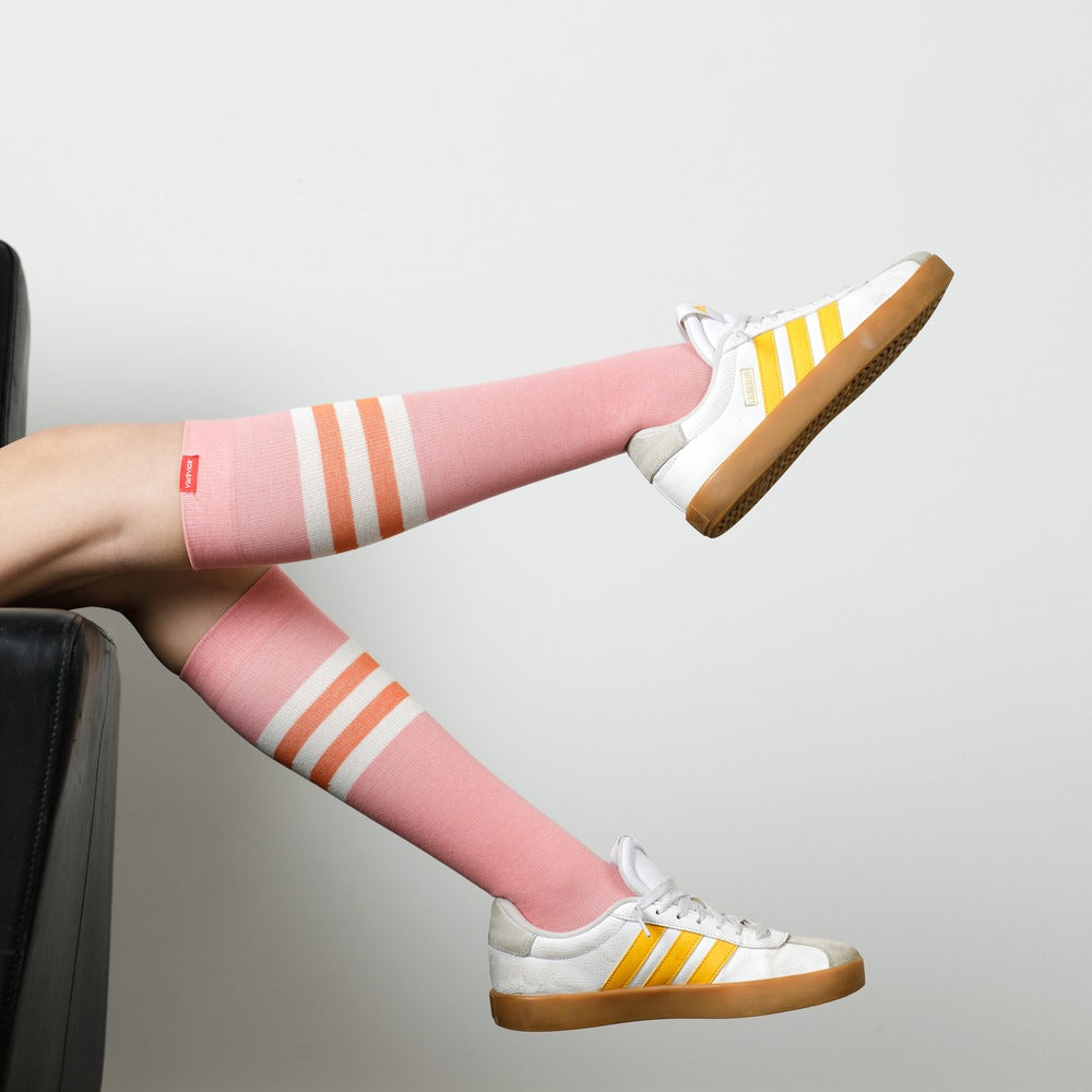 Rugby Stripe (Cotton Compression Socks)