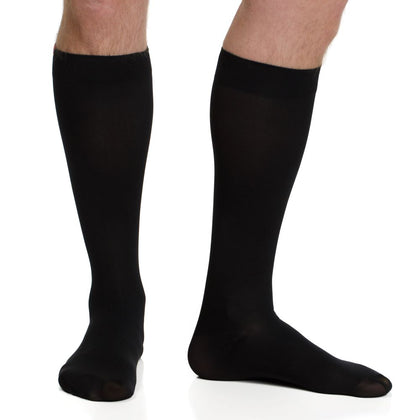 Solid (Moisture-Wick Nylon Compression Socks)