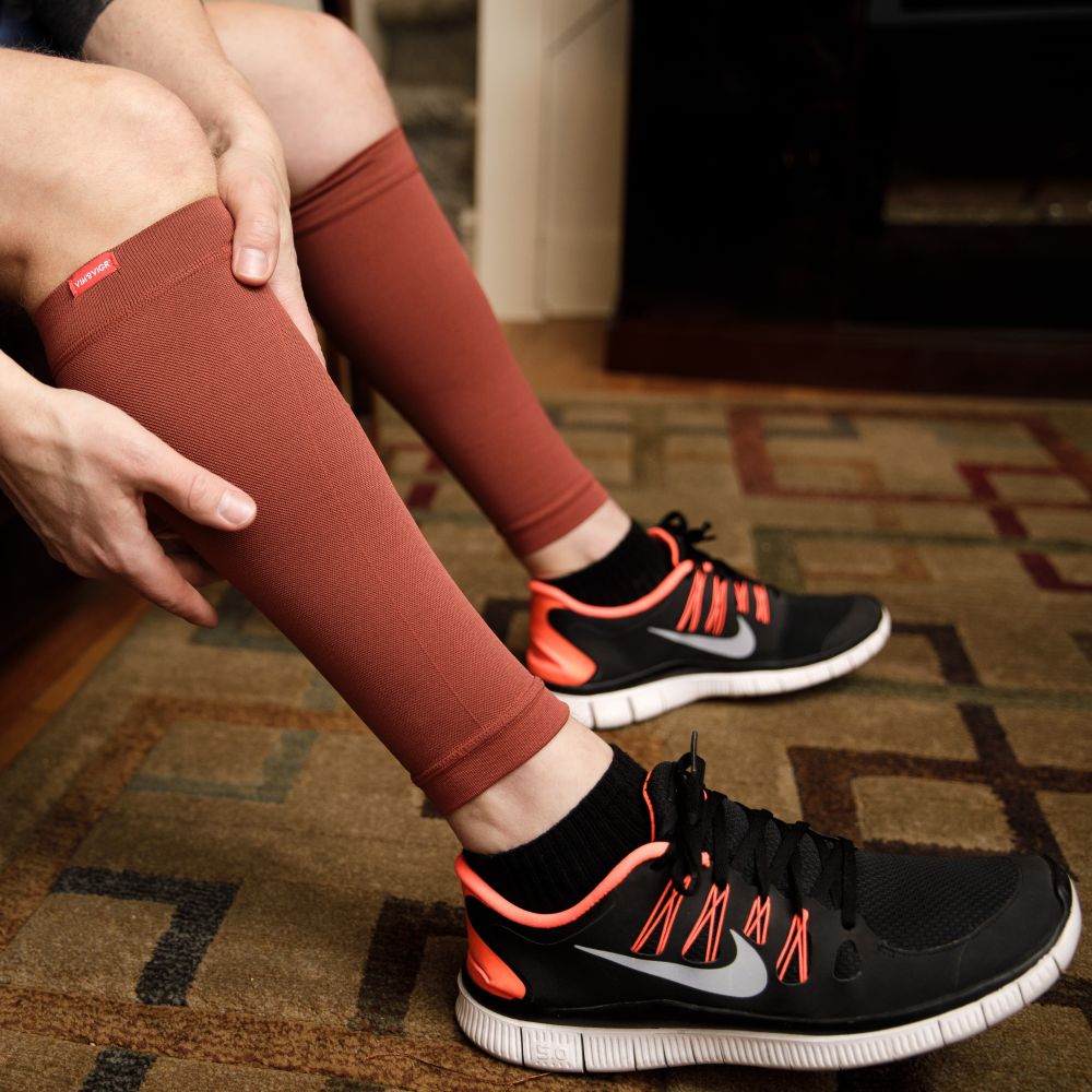 15-20 mmHg: Compression Leg Sleeves (Nylon)
